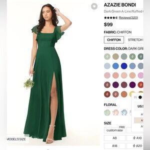 Azazie bridesmaids dress